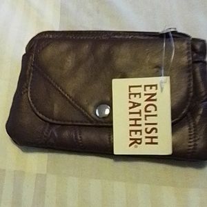 English leather wallet